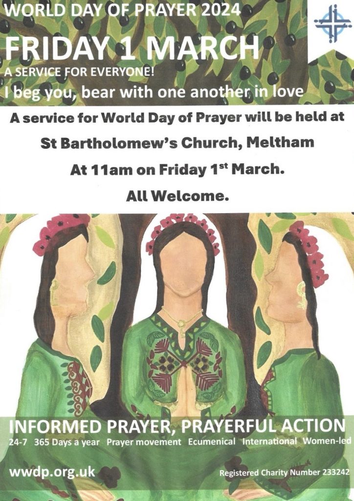 World Day of Prayer 2024 Friday 1st March The Parish of Meltham
